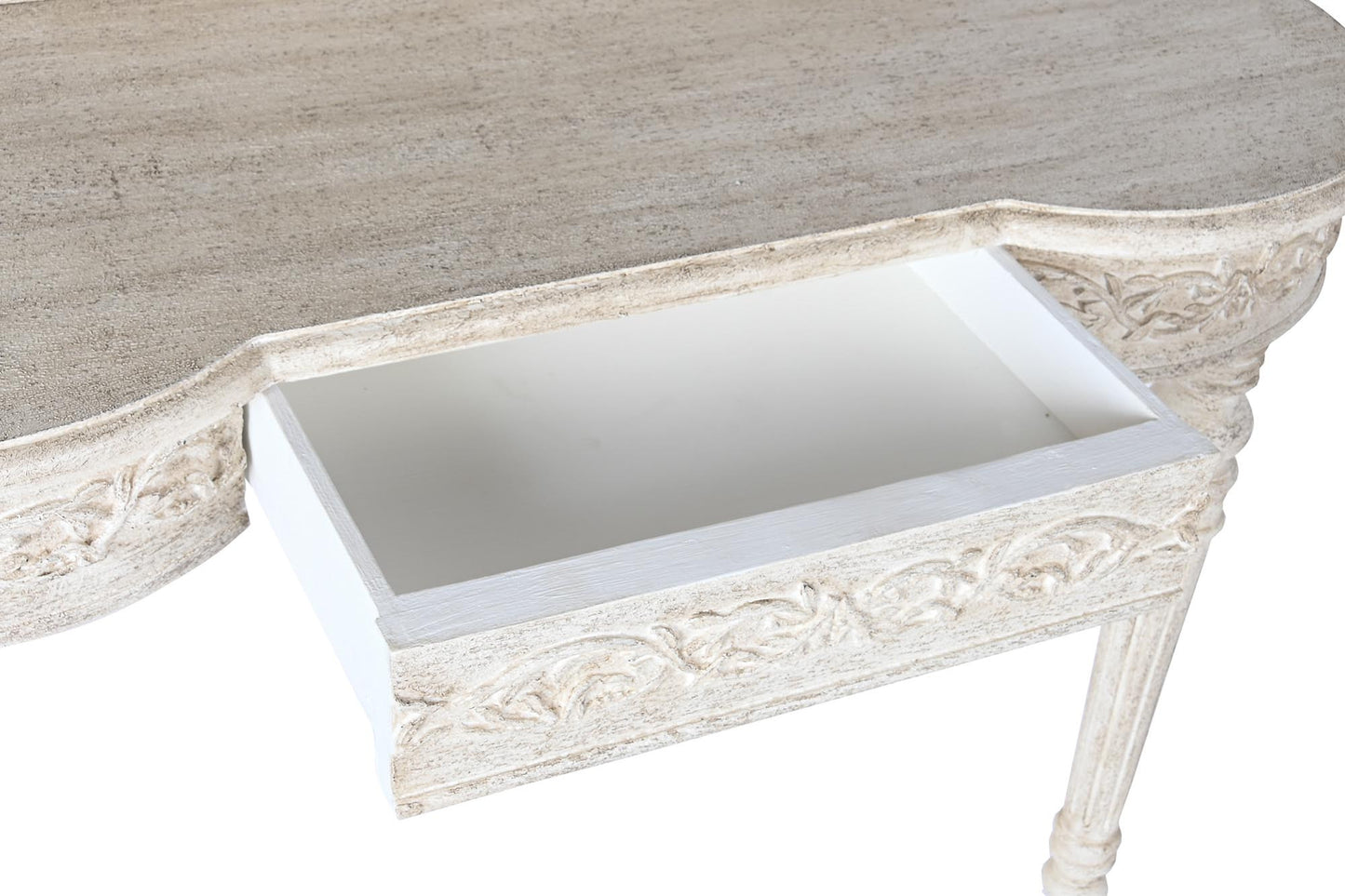 Tocador mango mdf 114*44*141cm espejo beige