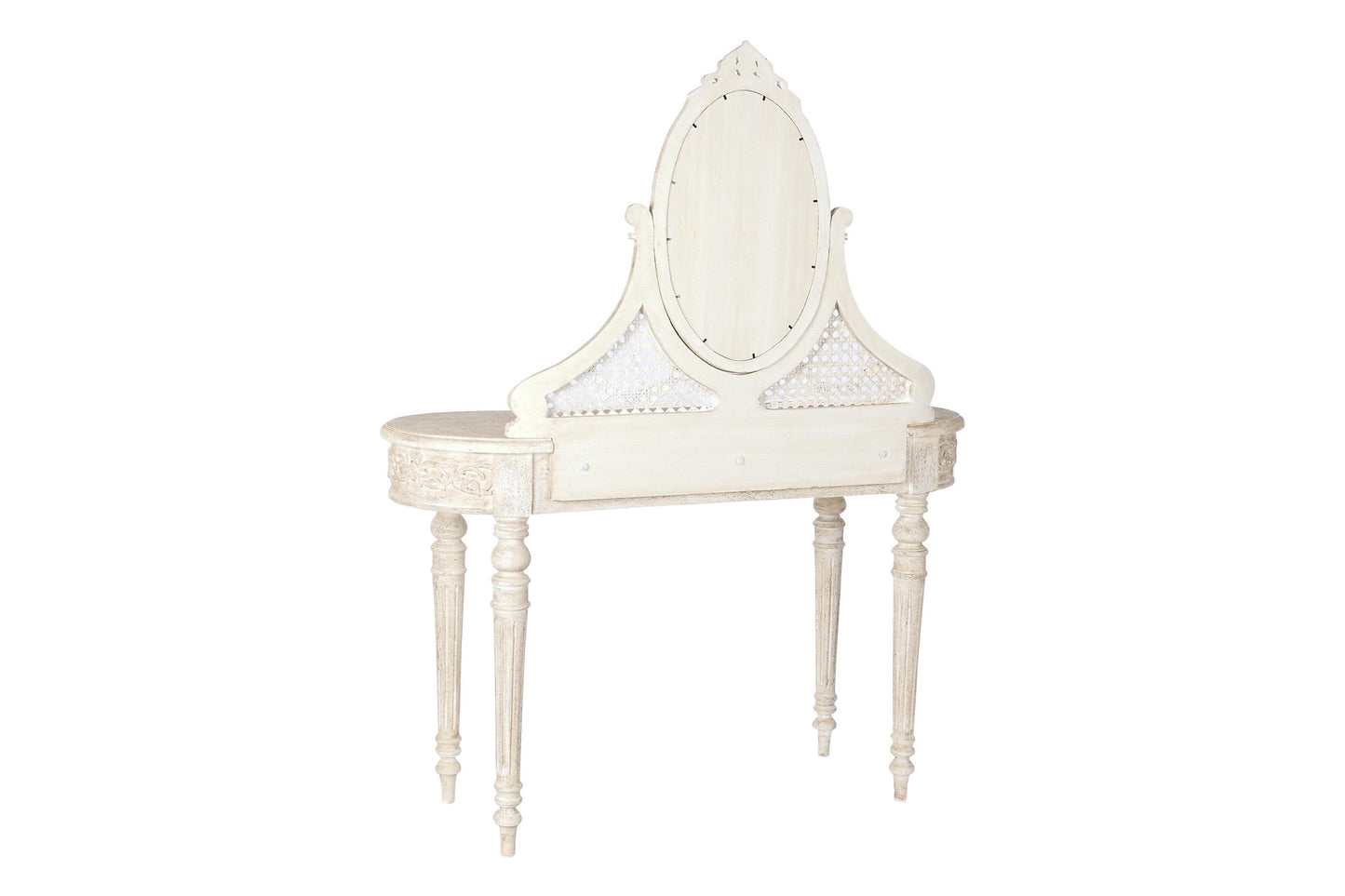 Tocador mango mdf 114*44*141cm espejo beige