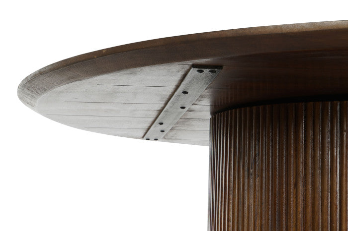 Mesa de Comedor Mango 120x120x76 cm – Natural