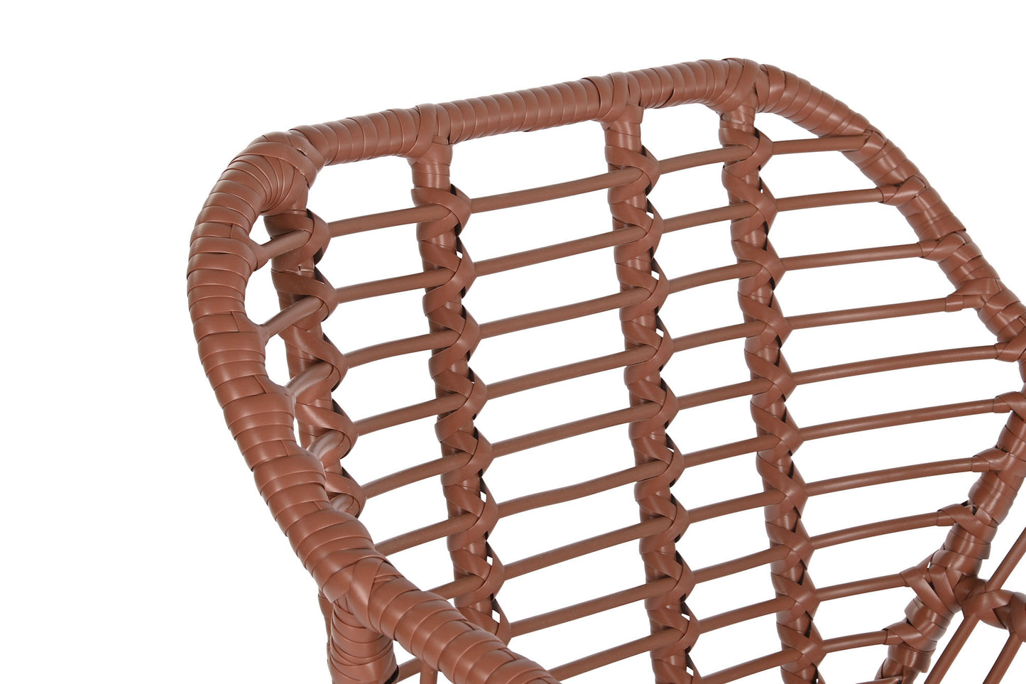 Silla ratan sintetico metal 57*62*81cm