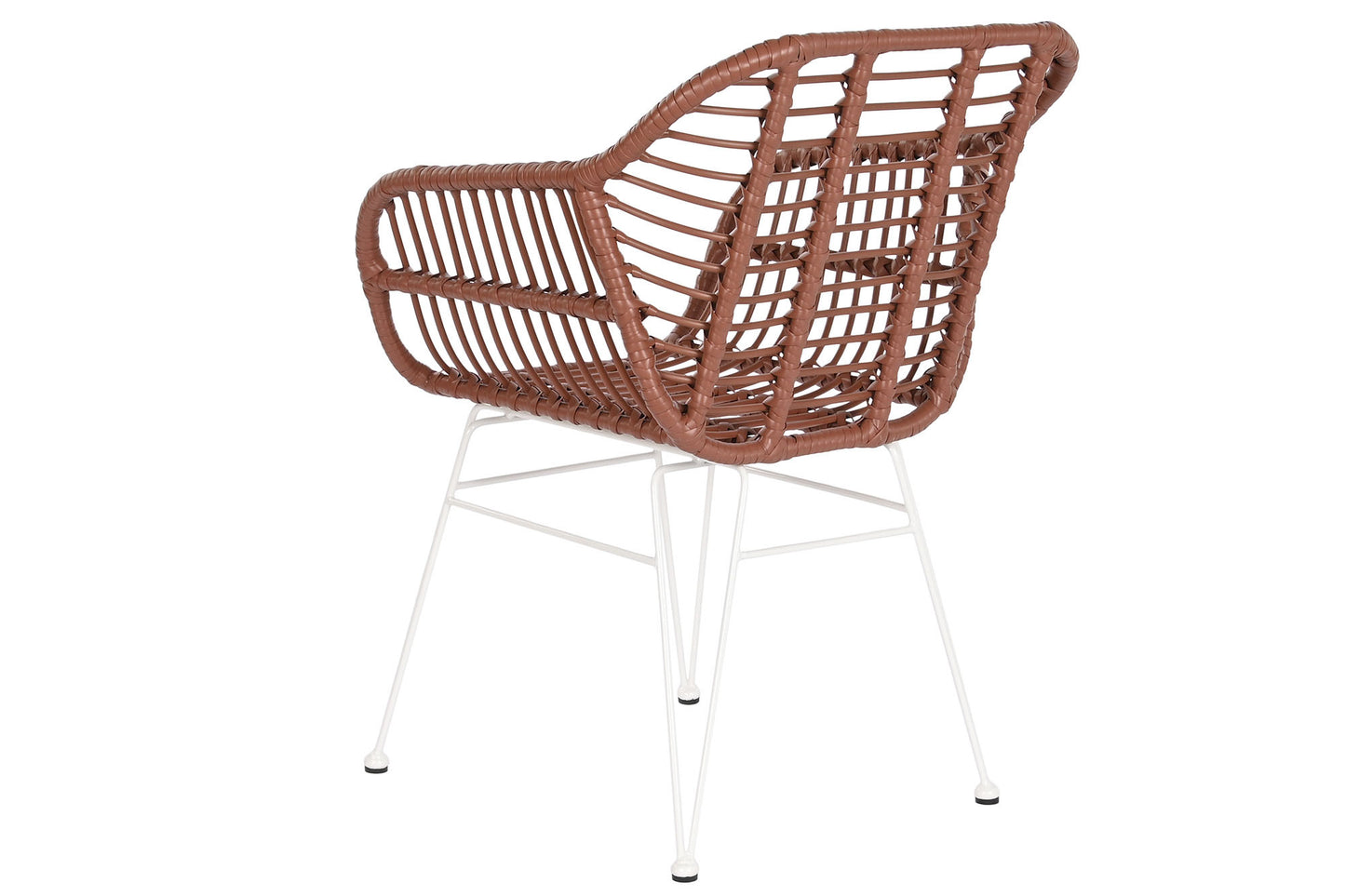 Silla ratan sintetico metal 57*62*81cm