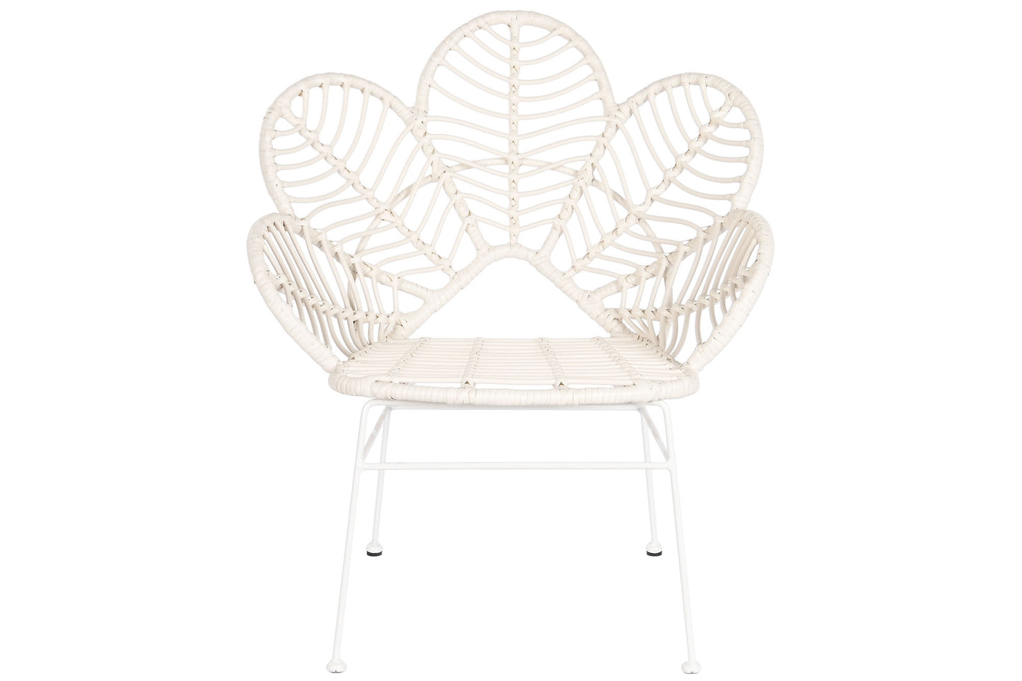 Silla ratan sintetico metal 76*67*86cm