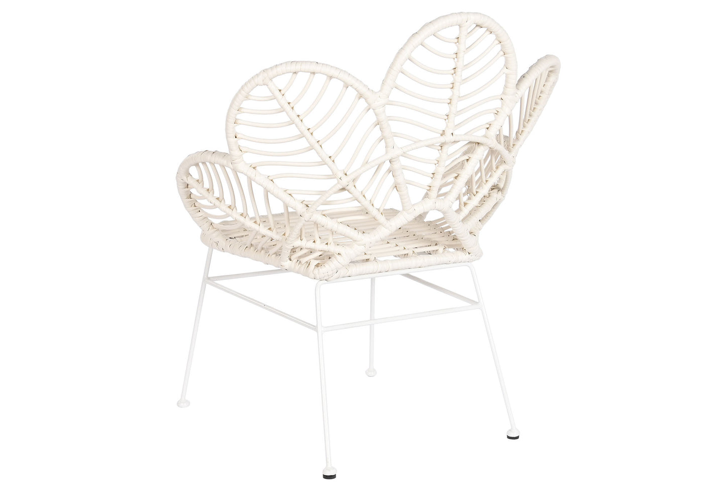 Silla ratan sintetico metal 76*67*86cm