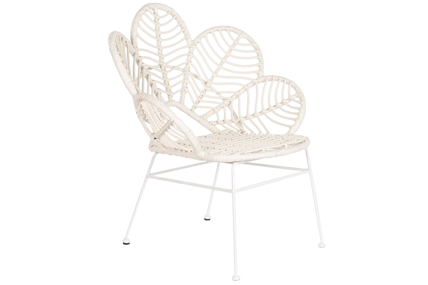 Silla ratan sintetico metal 76*67*86cm