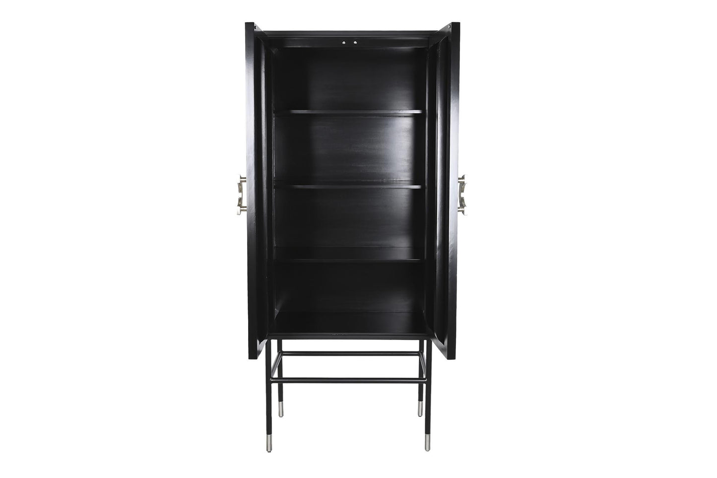 Armario hueso resina 75*40*181cm taracea negro