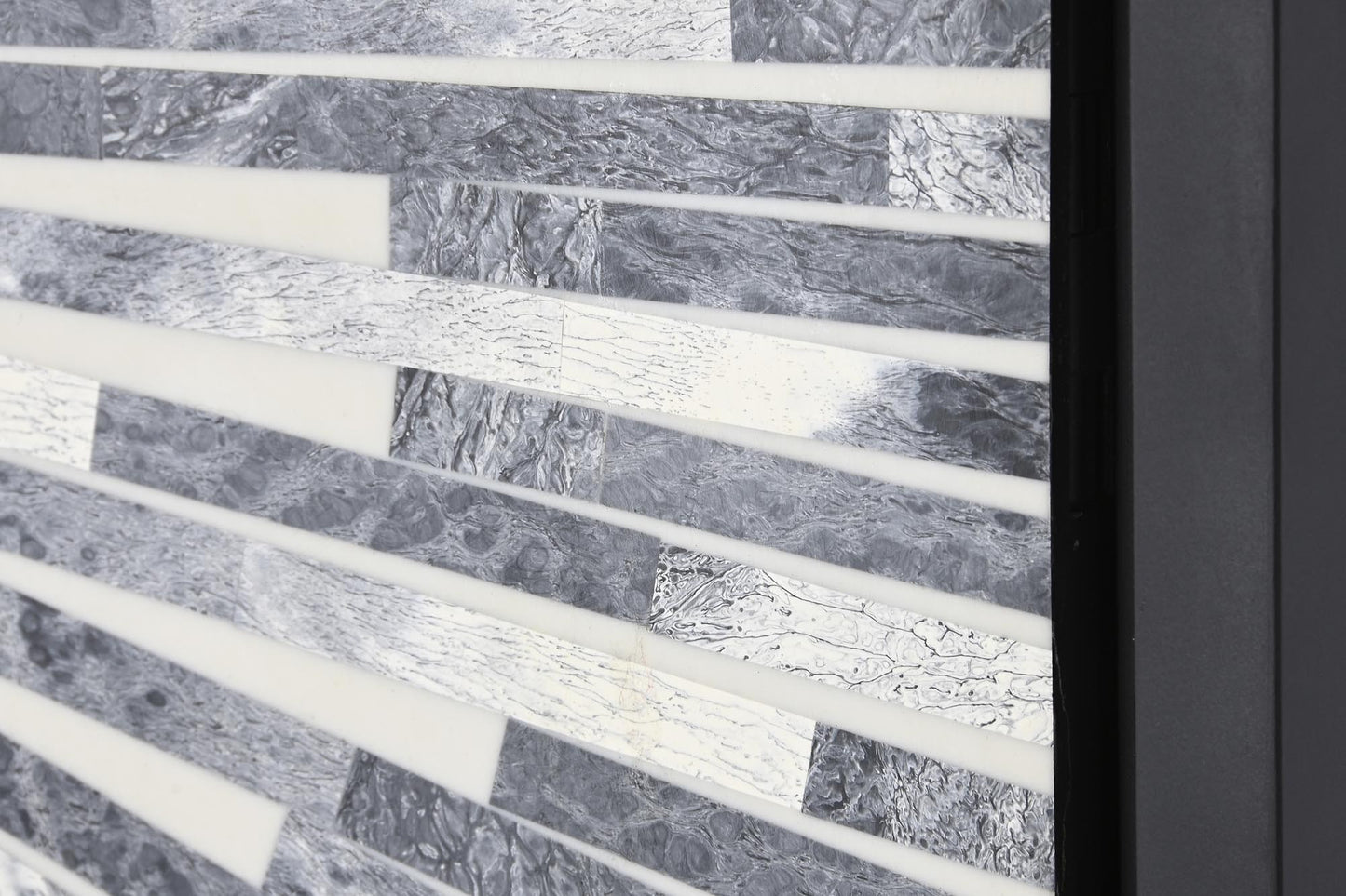 Armario hueso resina 75*40*181cm taracea negro