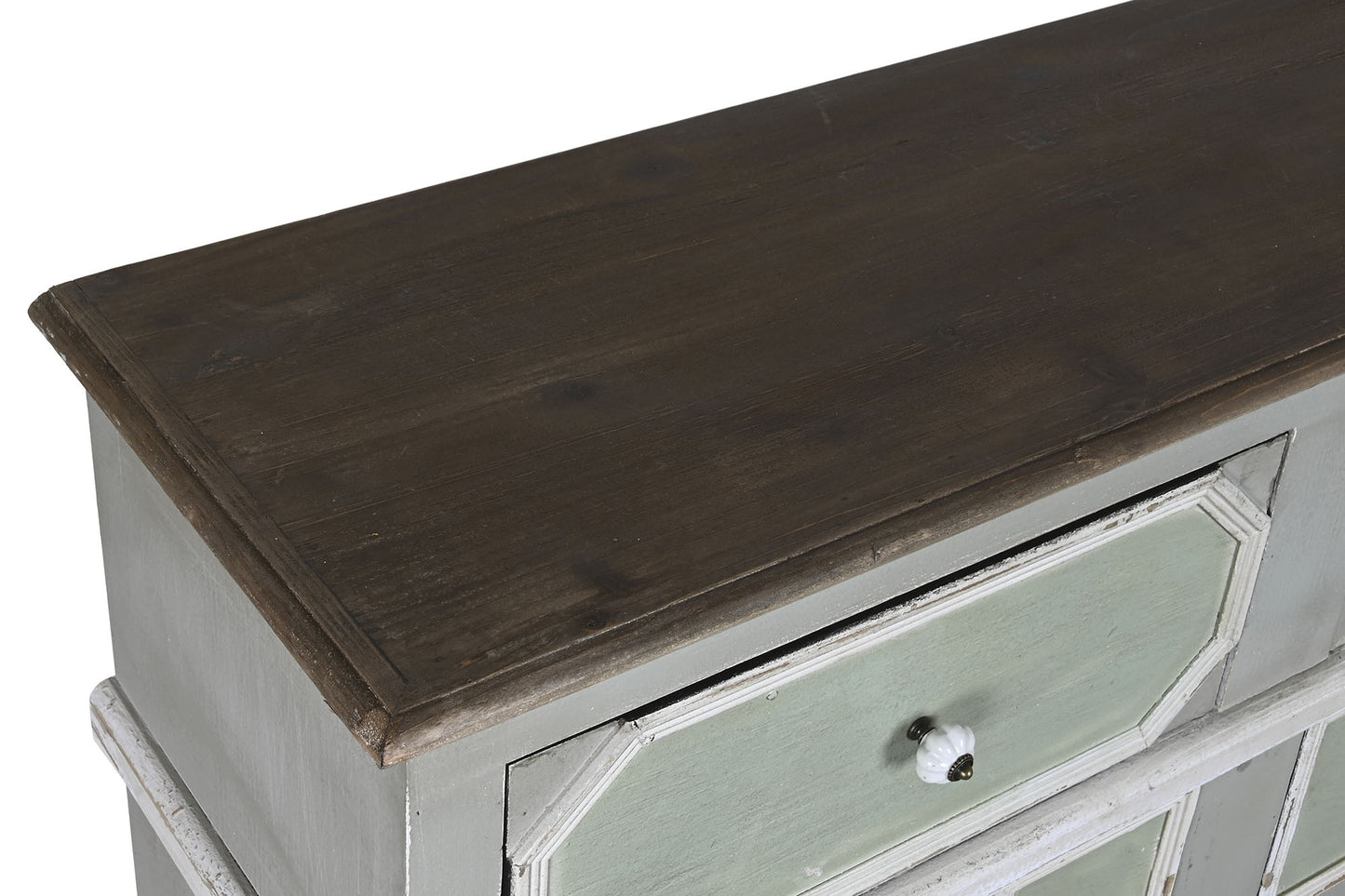 Comoda abeto mdf 117*38*94cm envejecido