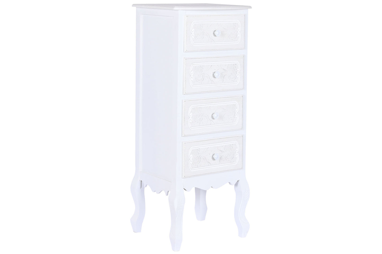 Chifonier madera mdf 40*36*100cm blanco
