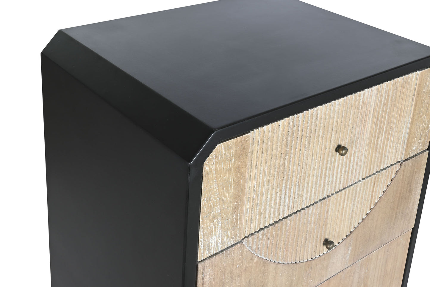 Chifonier madera 48.3*35*100cm negro