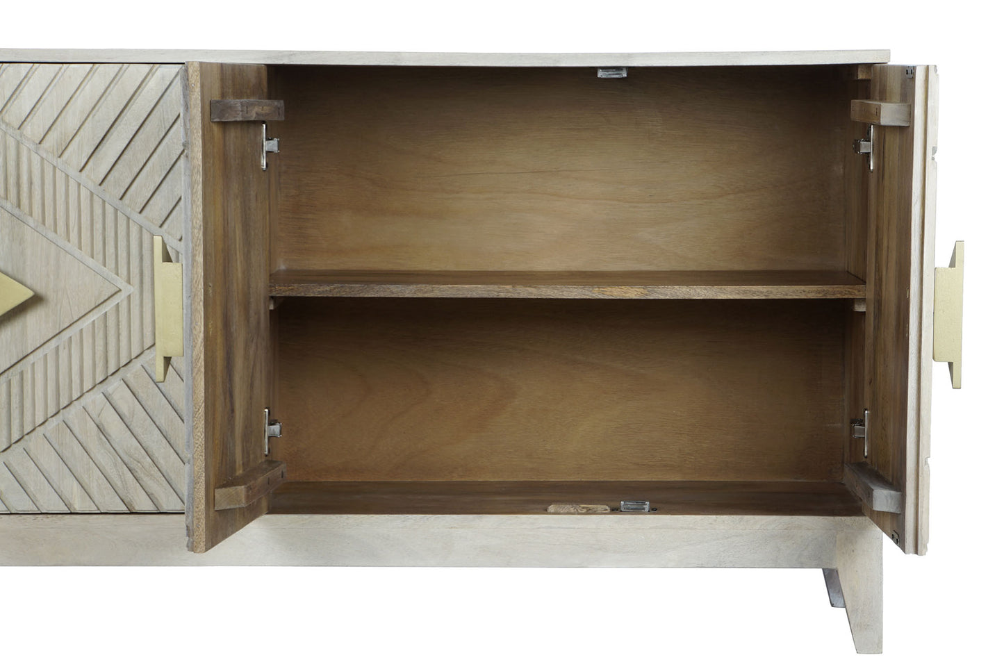 Buffet mango metal 160*40*75cm rombo beige