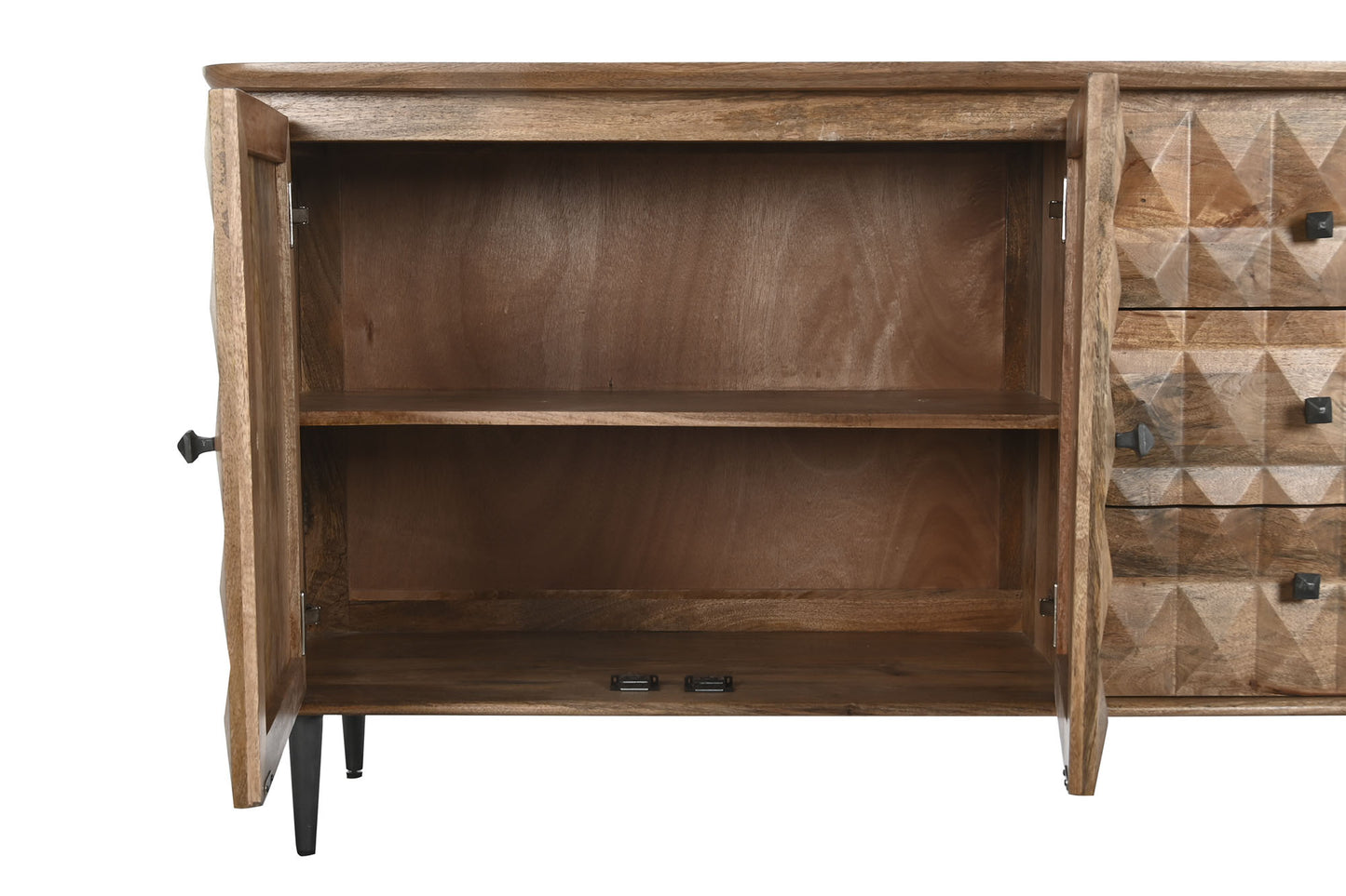 Buffet mango metal 140*40*82cm natural