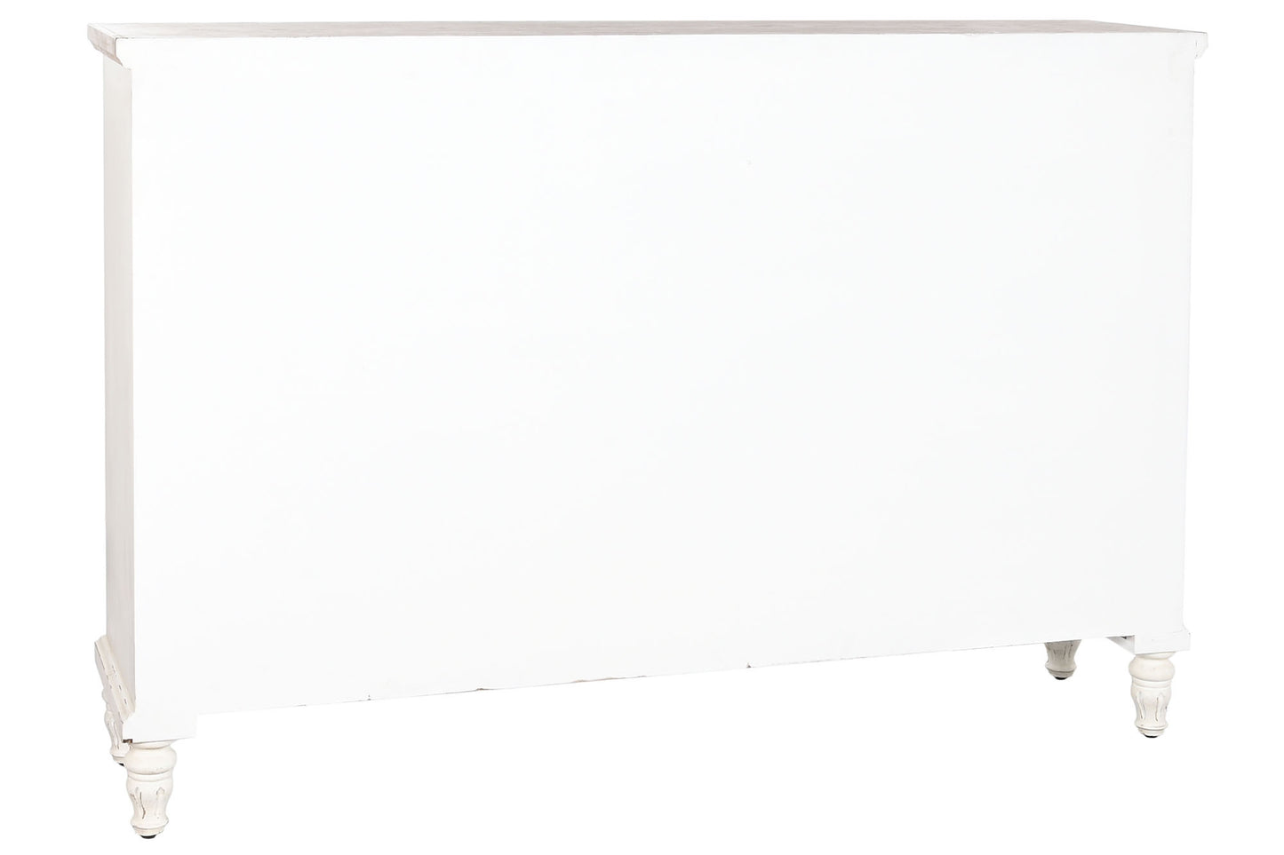 Buffet abeto cristal 150*36*104cm blanco