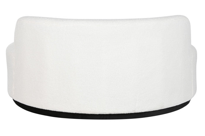 Sofá Poliéster 150x150x69 Borreguito Blanco