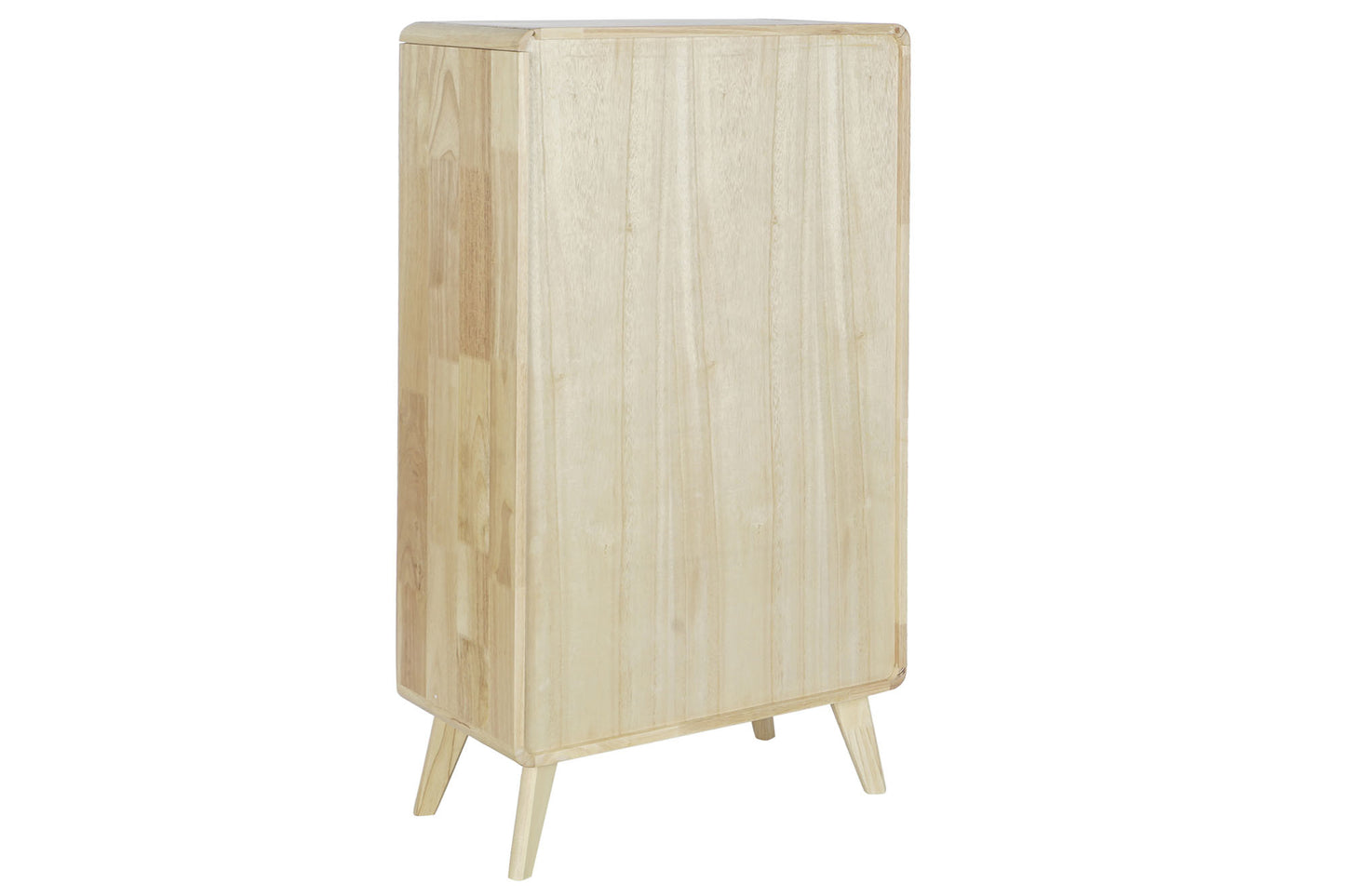 Chifonier rubberwood mdf 60*30*108cm 6 caj. natural