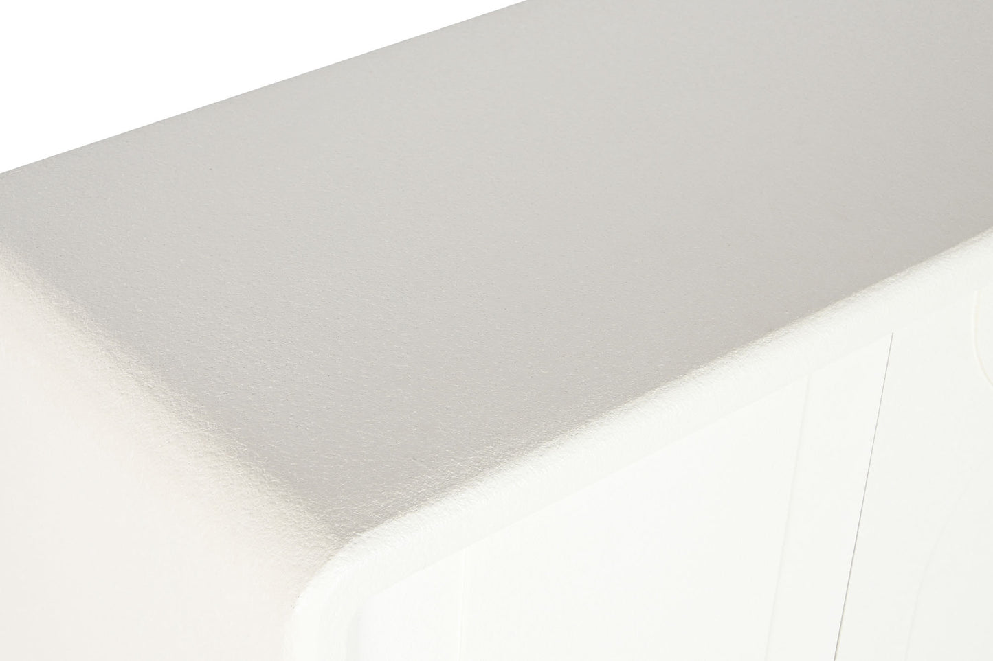 Comoda mdf 80*37*86cm 2 PUERTAS 3D BLANCO