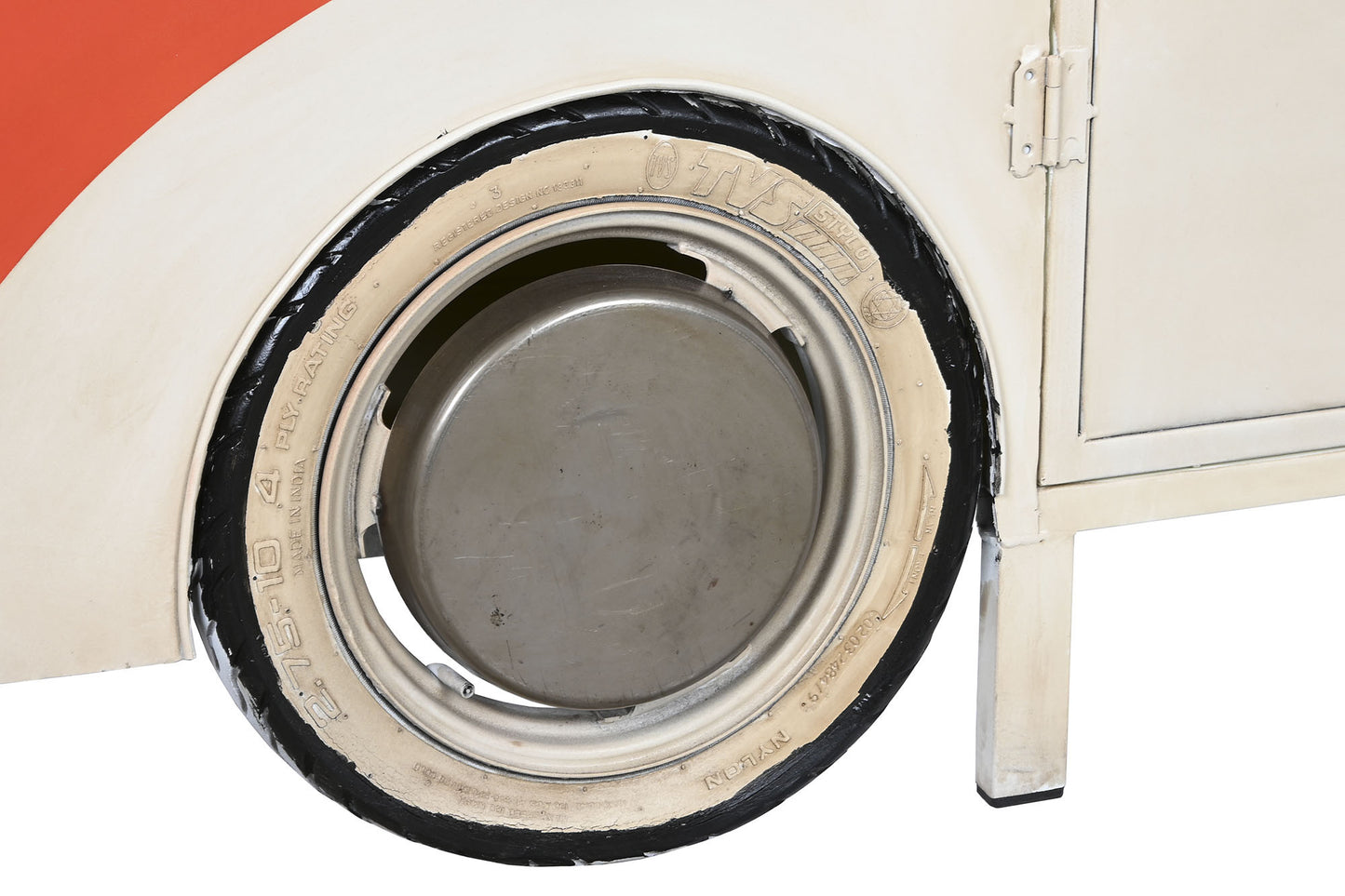 Buffet metal 177*41*106cm caravana blanco