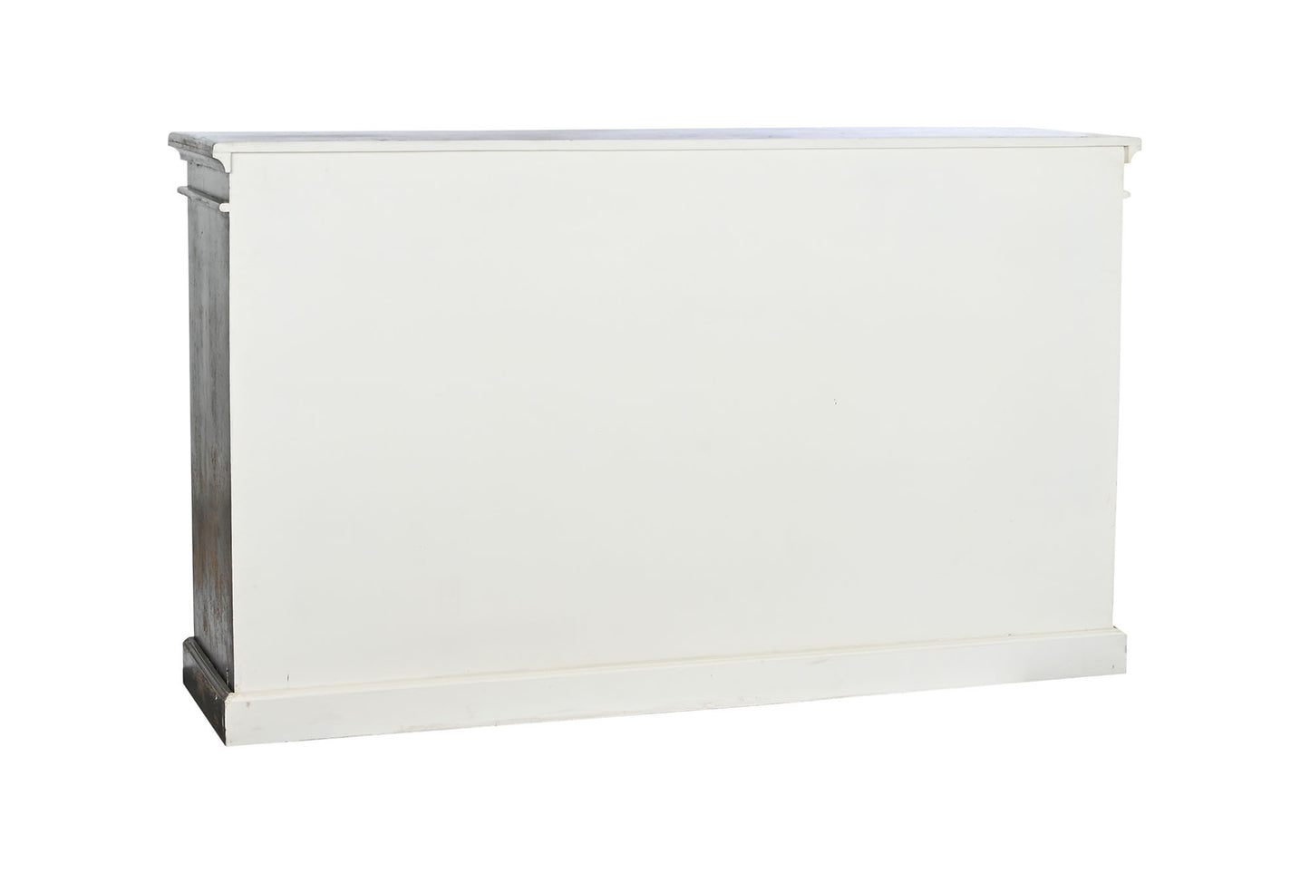 Buffet madera cristal 170*40*100cm envejecido negro