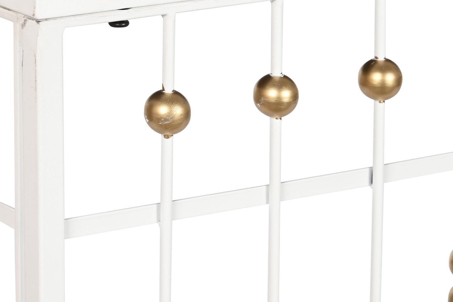 Consola metal espejo 120*40*80cm blanco