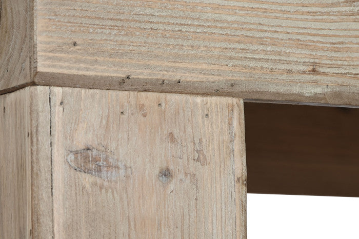 Consola abeto MDF 155x45x90,5 natural