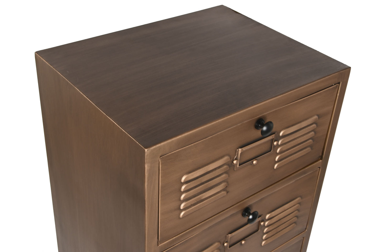 Cajonera metal 40*34*139cm taquilla dorado