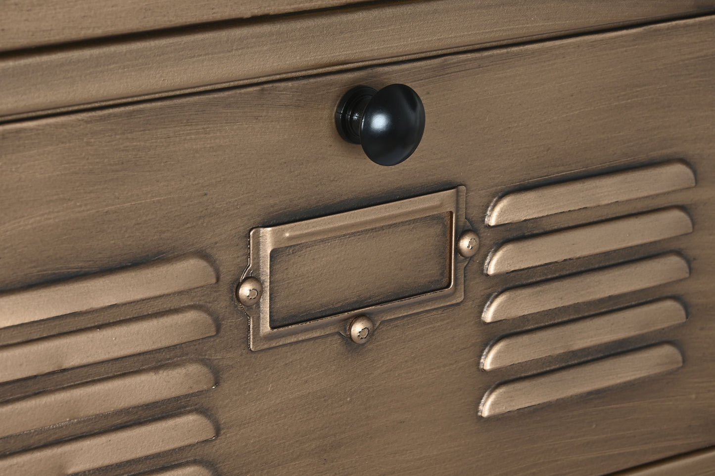 Cajonera metal 40*34*139cm taquilla dorado