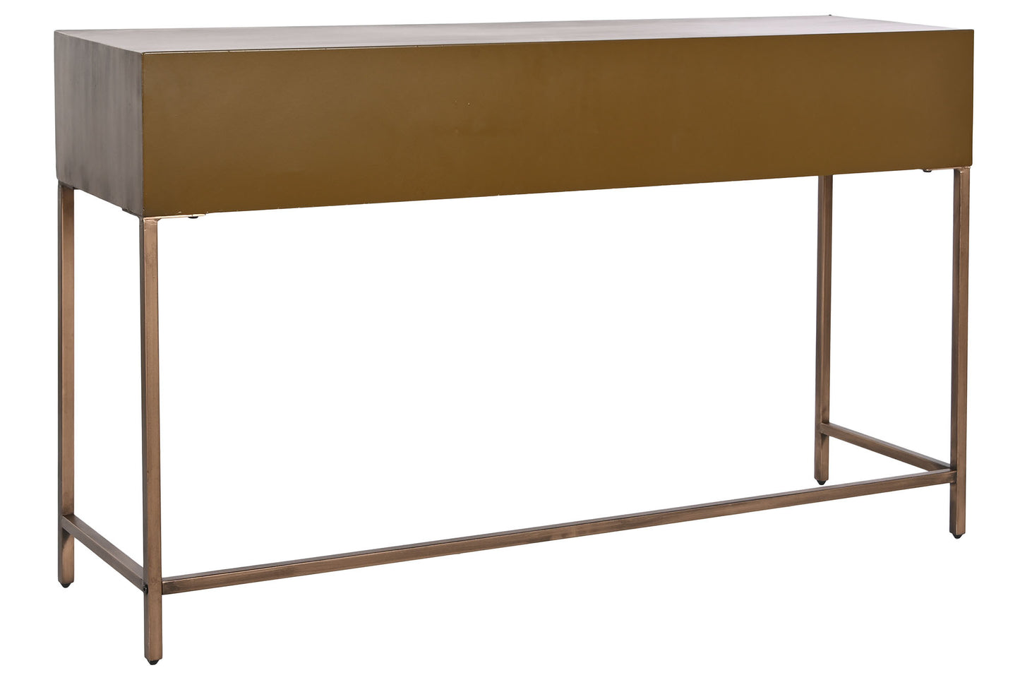 Consola metal 125.5*37*77cm taquilla dorado