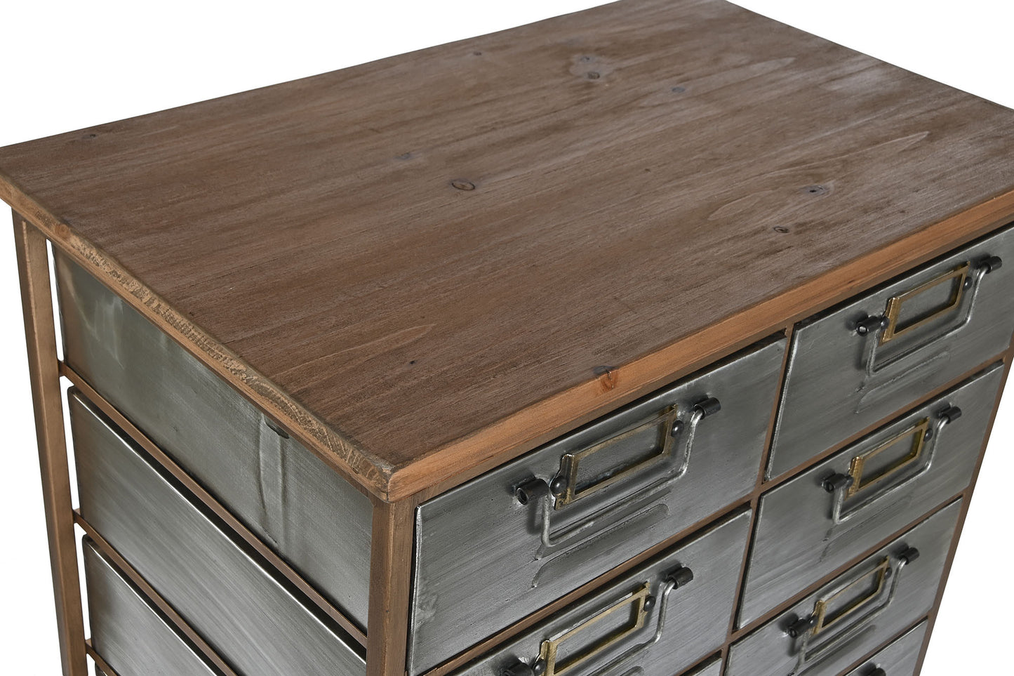 Cajonera metal abeto 53.5*33.5*120.5cm gris