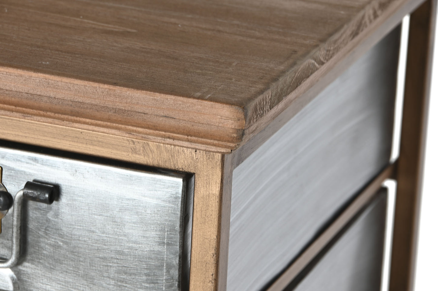 Cajonera metal abeto 53.5*33.5*120.5cm gris