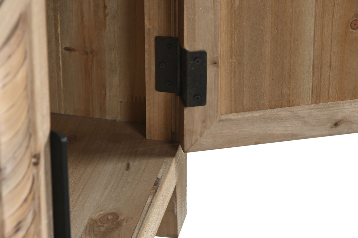 Mueble TV abeto fibra 178*40*82cm natural marron