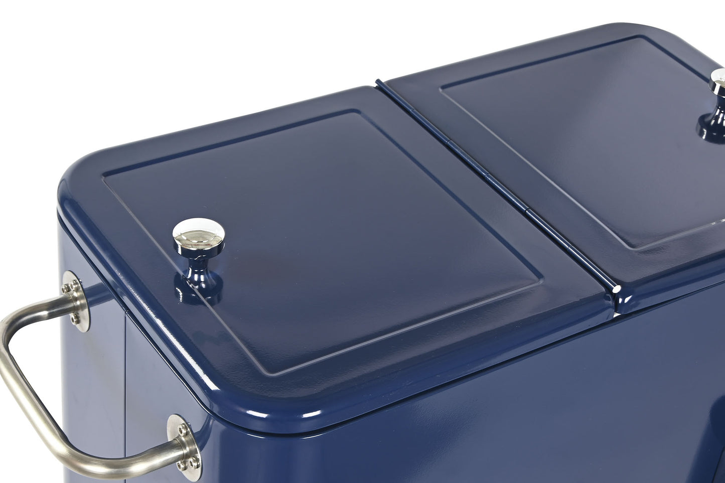 Nevera acero pp 74*43*80cm 56l azul marino