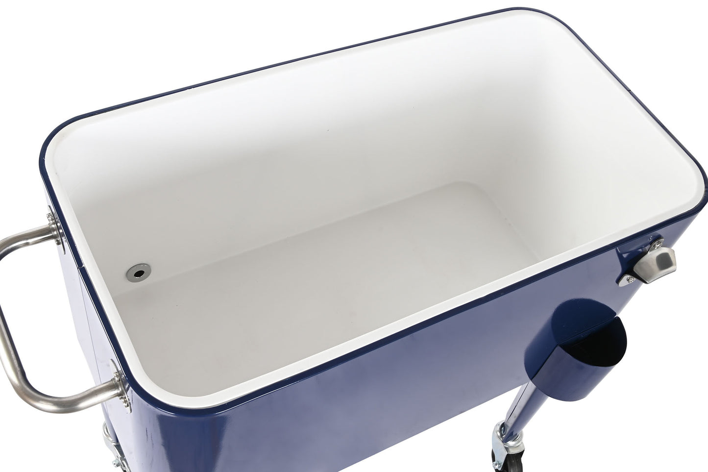 Nevera acero pp 74*43*80cm 56l azul marino
