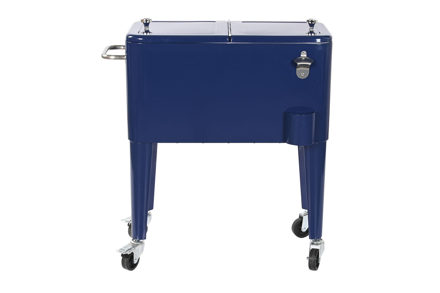 Nevera acero pp 74*43*80cm 56l azul marino