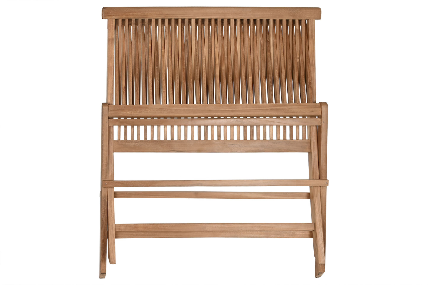 Banco teca 100*45*90cm plegable natural marron