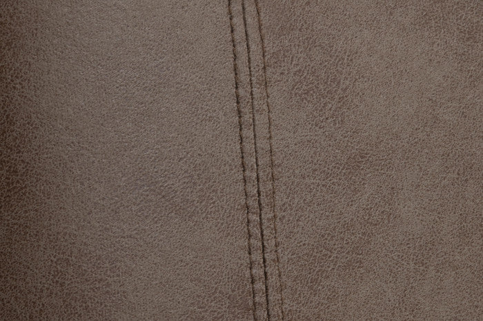 Sofá de Poliéster y Madera 3 Plazas Marrón 216 × 78 × 70 cm