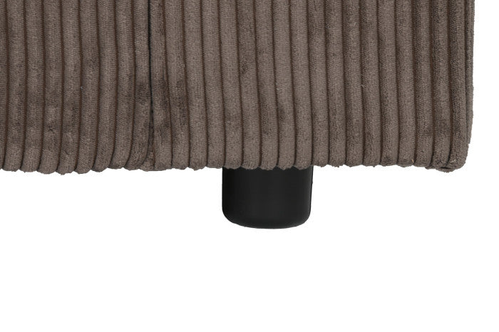 Sofá Poliéster 224x95,5x66,5 Marrón