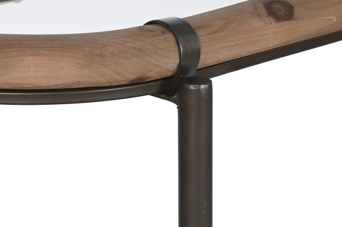 Consola abeto cristal 131*36*81cm natural