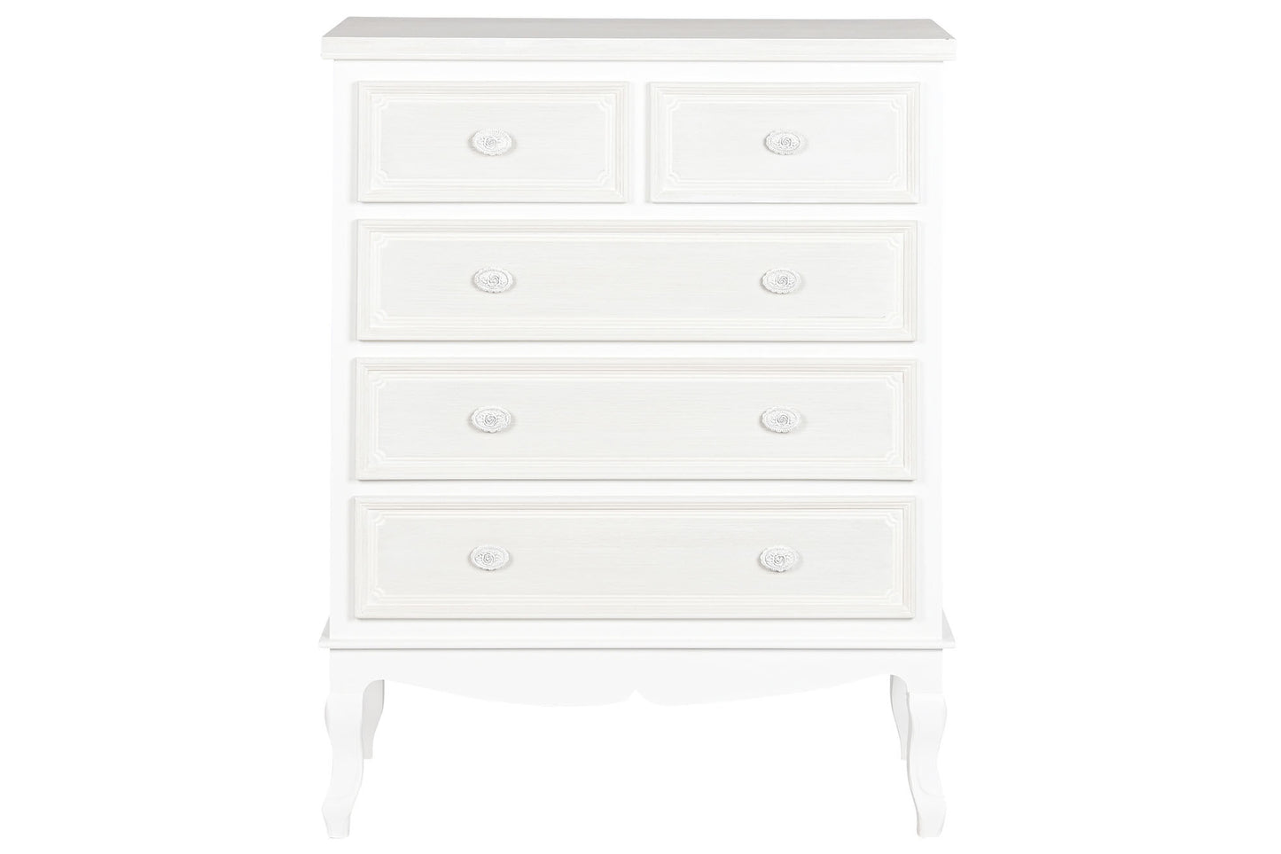 Comoda mdf madera 80*42*105cm blanco