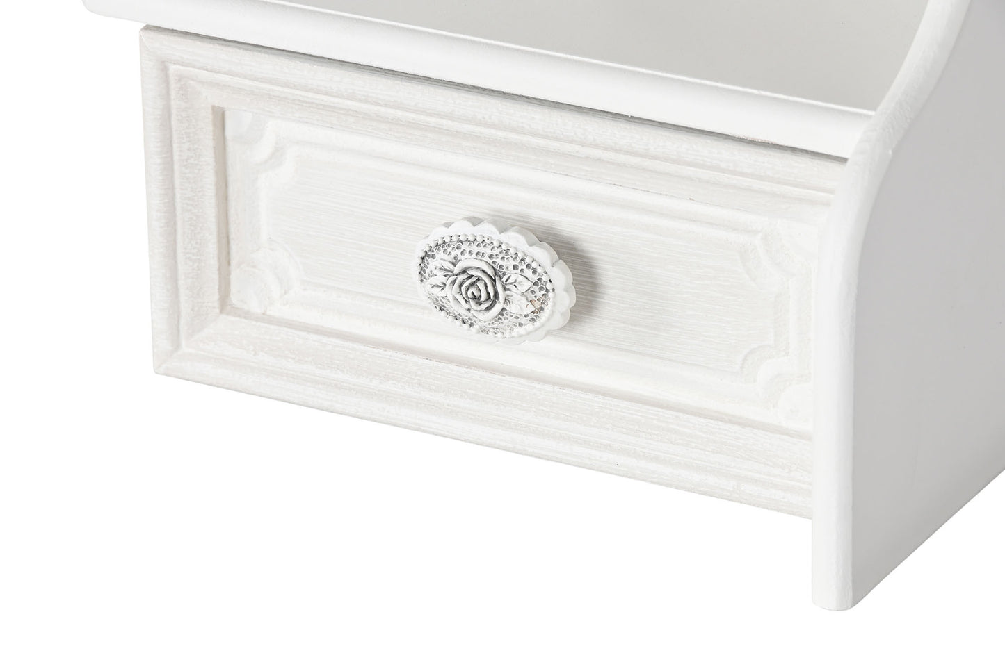 Tocador mdf espejo 75*42*140cm blanco