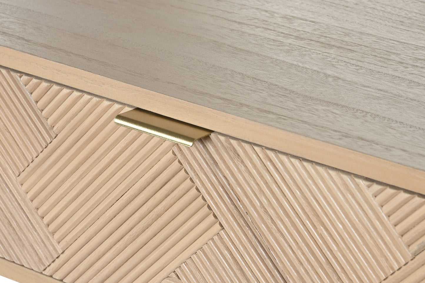 Consola paulownia mdf 99*34*82cm natural