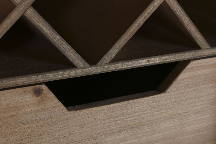 Botellero metal mdf 76,5x41x157,5 container