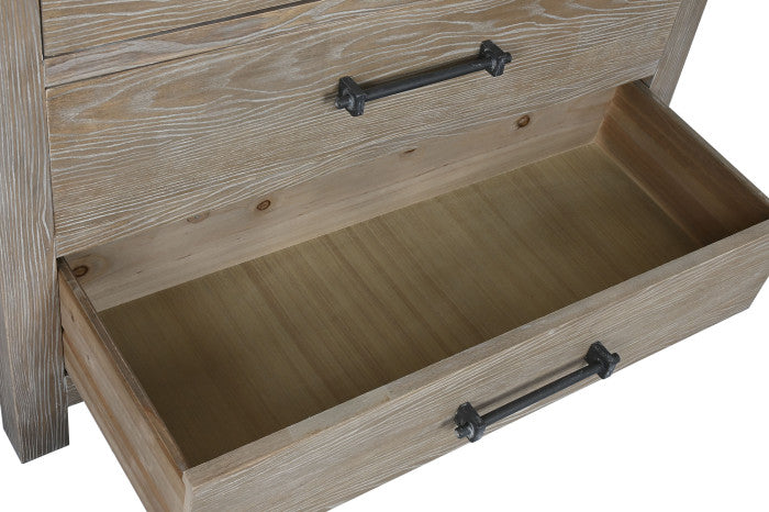 Cómoda madera de hevea 100x40x88 natural