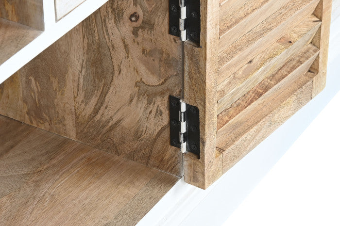 Cajonera mango 115x40x80 desgastado blanco