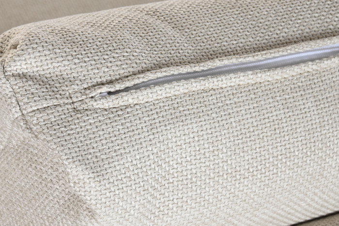 Sofá de Fresno y Poliéster Tapizado Decapé 126,5 × 75 × 79 cm