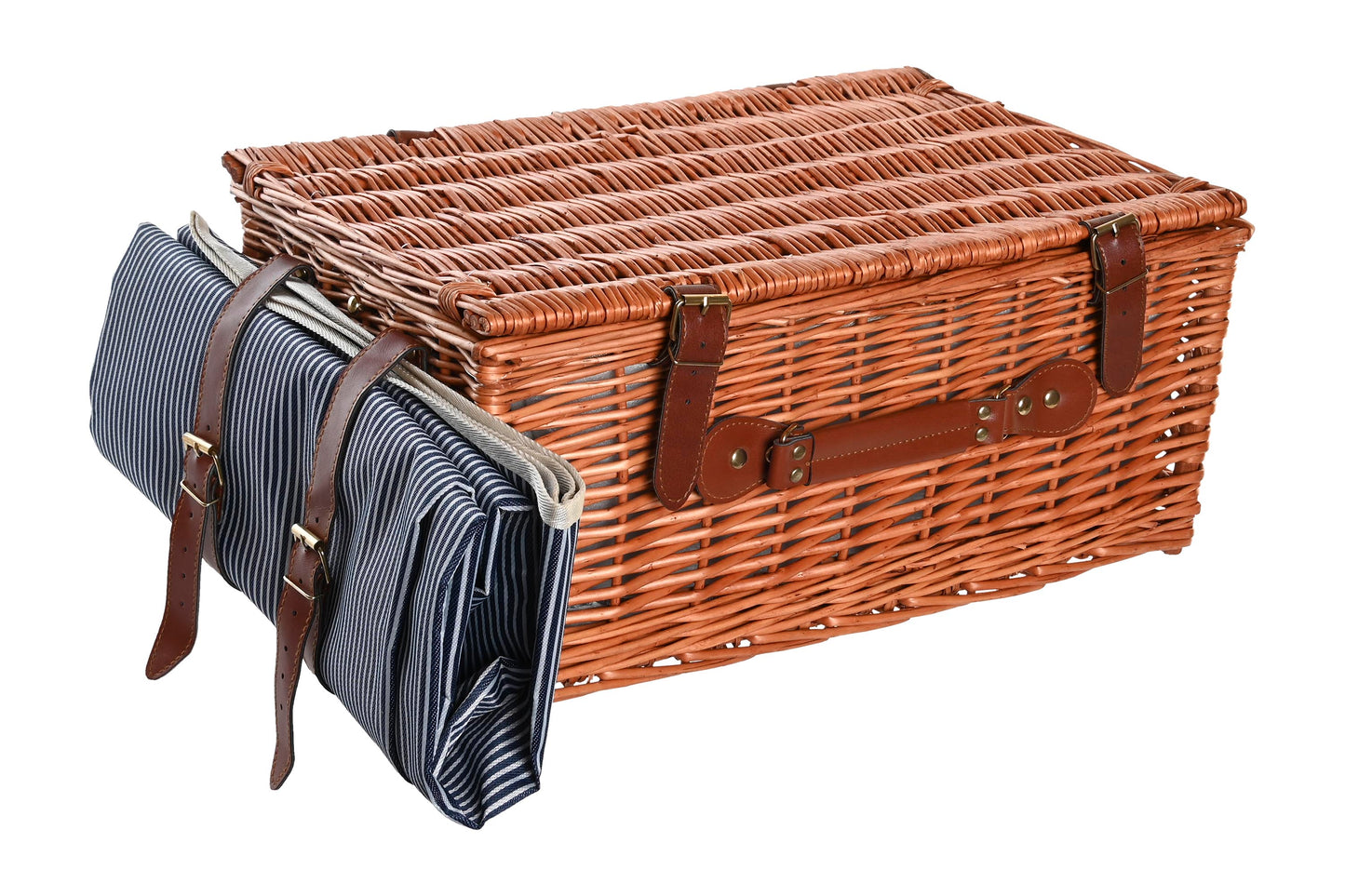 Cesta picnic set 16 mimbre 46*30*20cm