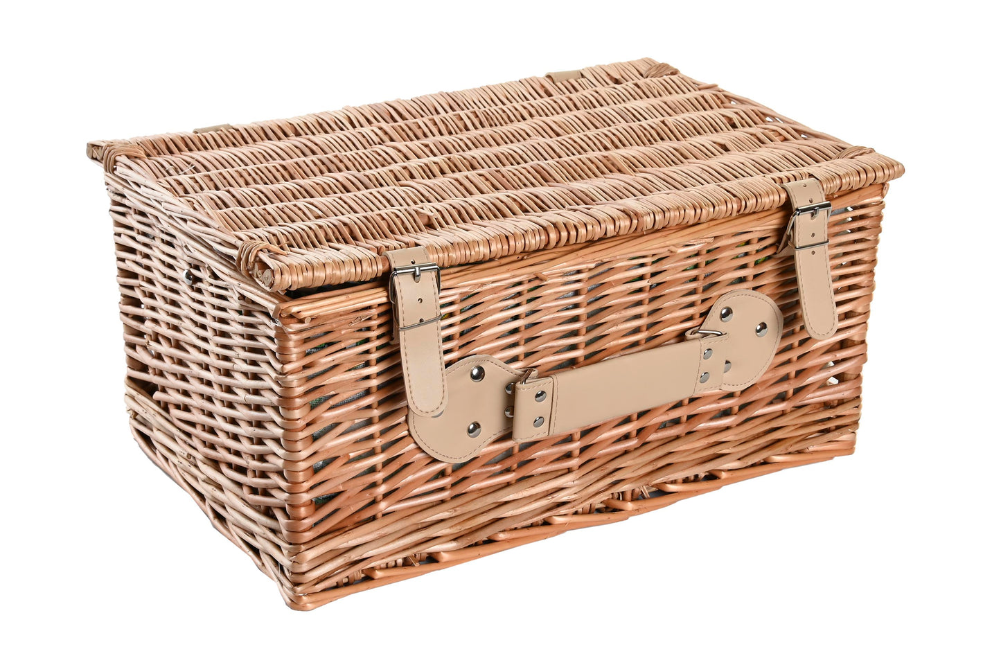Cesta picnic set 14 mimbre 44*30*22cm