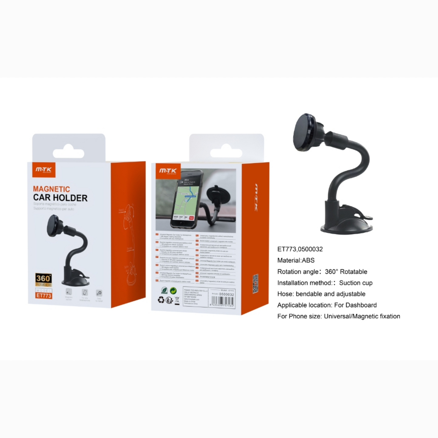 Soporte universal con ventosa