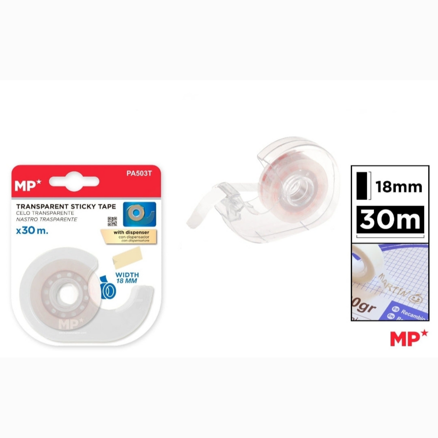 Celo + portacelo 18mmx30m