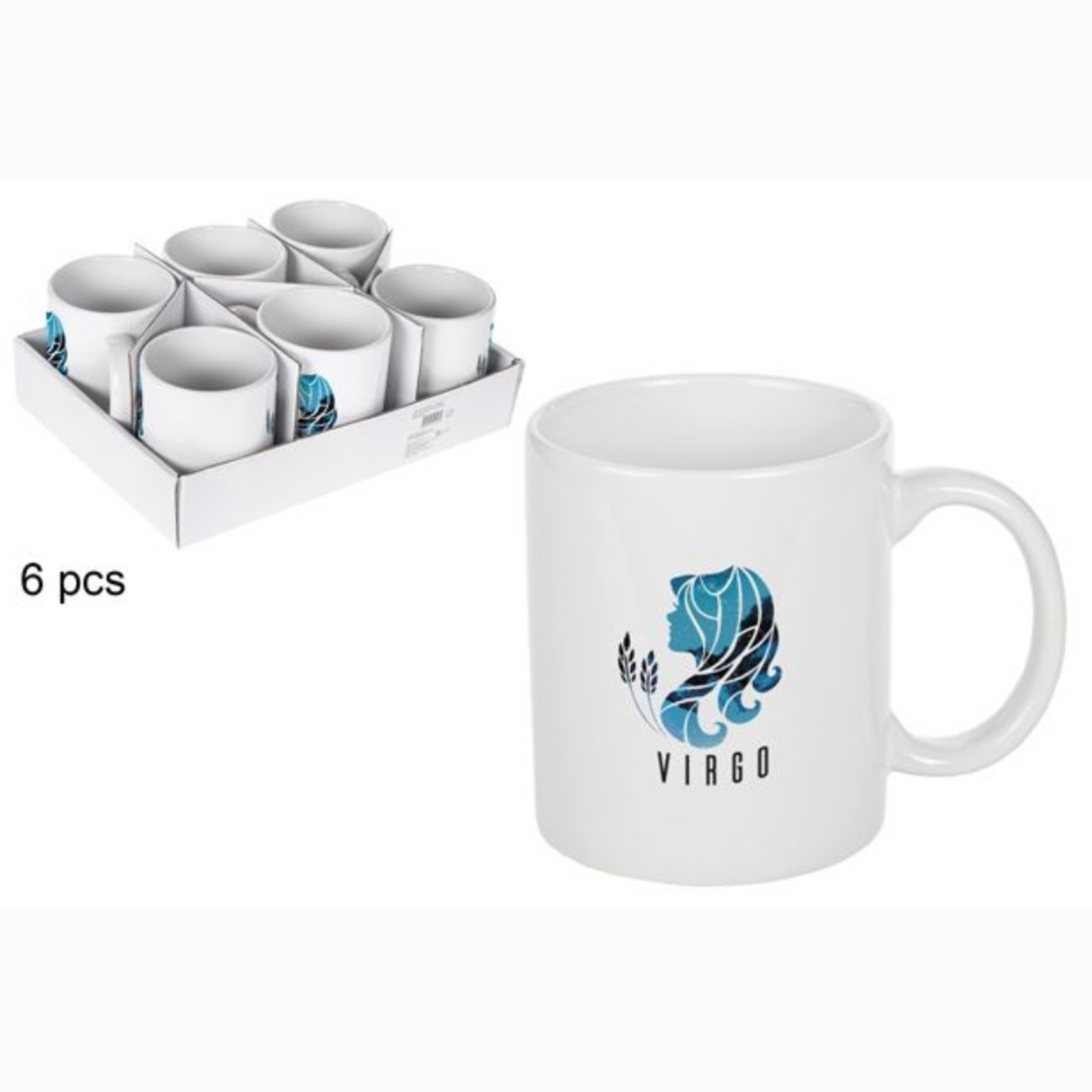 Taza blanca Escorpio