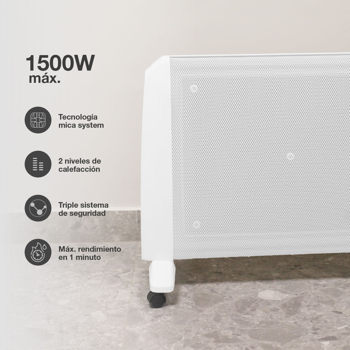 Radiatore Kambal max. 1500W