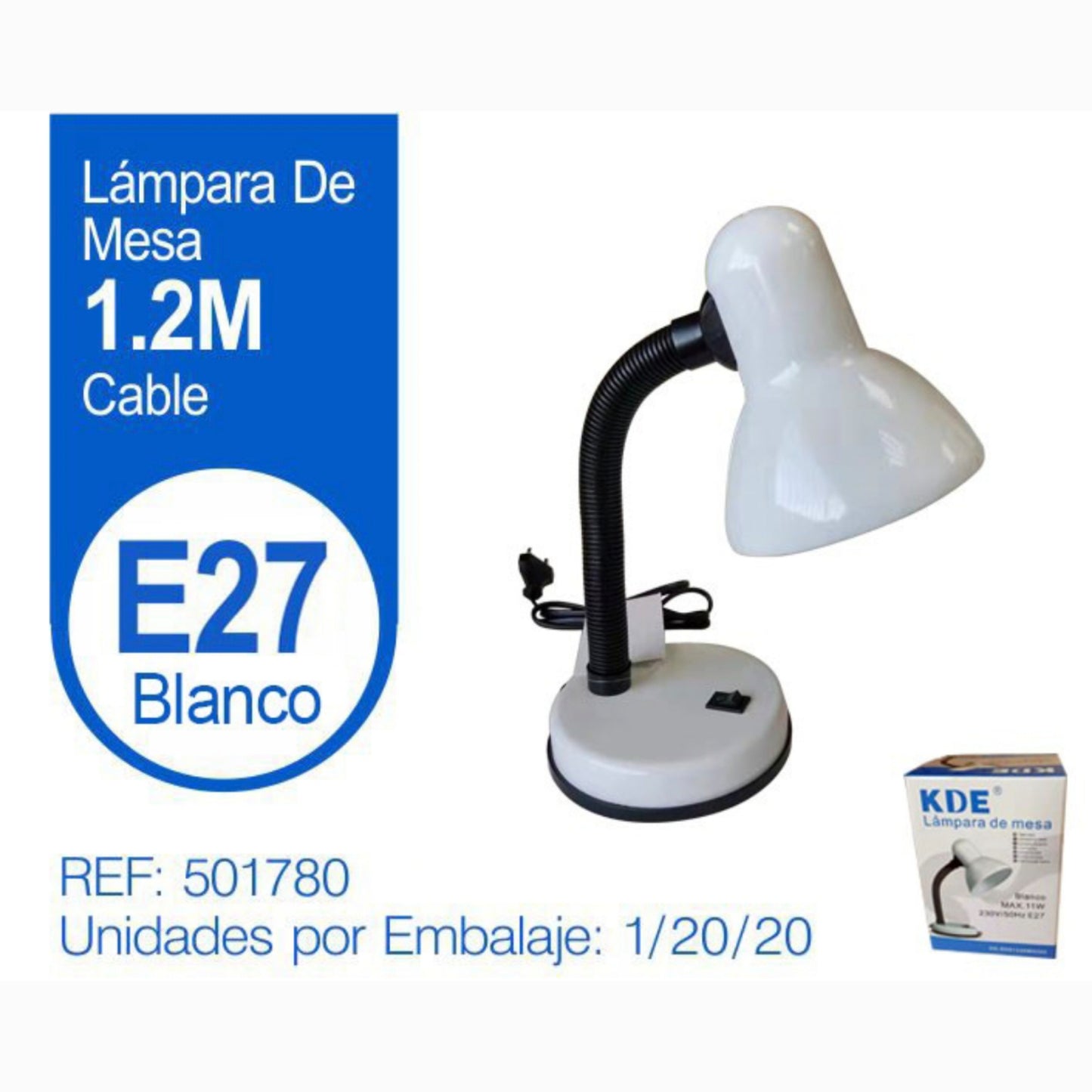 Lámpara de mesa E27